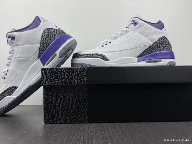 Cheap Jordan CT8532-105 3 Retro 'Dark Air Iris' 0503